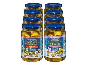 4316268552769 - Oliven gefüllt 200 g verschiedene Sorten 8er Pack 4316268552769 - Oliven gefüllt 200 g verschiedene Sorten 8er Pack