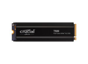 0649528943491 - CT4000T500SSD5 T500 with heatsink   4TB PCIe Gen4 NVMe M2 SSD CT4000T500SSD5 0649528943491