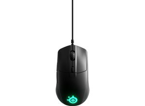 5707119039833 - Steelseries Rival 3 Ergonomische Gaming-Maus USB Optisch Schwarz 6 Tasten 8500 dpi Ergonomisch Beleuchtet 5707119039833 - Steelseries Rival 3 Ergonomische Gaming-Maus USB Optisch Schwarz 6 Tasten 8500 dpi Ergonomisch Beleuchtet