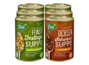 4316268427838 - Pote Delikatess Suppe 400 ml verschiedene Sorten 6er Pack 4316268427838 - Pote Delikatess Suppe 400 ml verschiedene Sorten 6er Pack