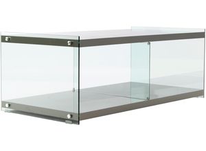 4063074092865 - TV-Schrank KAYOOM TV-Tisch Elementary eckige Form viel Ablagefläche grau B120cm H45cm T60cm Schränke TV-Tisch gehärtetes Glas pflegeleicht 4063074092865 - TV-Schrank KAYOOM TV-Tisch Elementary eckige Form viel Ablagefläche grau B120cm H45cm T60cm Schränke TV-Tisch gehärtetes Glas pflegeleicht