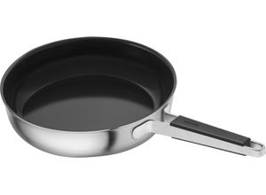 4009839676185 - Bratpfanne ZWILLING Pure silber (silberfarben) B354cm H23cm L502cm Ø28cm Pfannen Keramikbeschichtung Stay-Cool Griffe Edelstahl