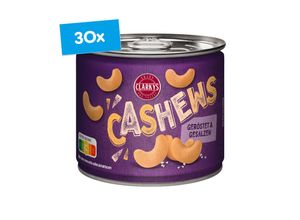 4316268672689 - Clarkys Cashews geröstet und gesalzen 150 g 30er Pack