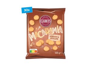 4316268347747 - Clarkys Macadamia geröstet & gesalzen 125 g 30er Pack 4316268347747 - Clarkys Macadamia geröstet & gesalzen 125 g 30er Pack