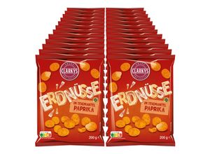 4316268460613 - Clarkys Erdnüsse im Teigmantel Paprika 200 g 24er Pack