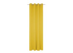 4004567415808 - Vorhang WIRTH Dim out gelb Gardinen 285cm Ösen 142cm Polyester nach Maß B142cm H285cm 4004567415808 - Vorhang WIRTH Dim out gelb Gardinen 285cm Ösen 142cm Polyester nach Maß B142cm H285cm