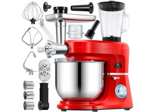4260692714852 - KESSER® 3 in 1 Universal Küchenmaschine K-KM 3000 mit Fleischwolf Knetmaschine Multifuntionale Rührmaschine 55L Schüssel mit 3 Rührwerkzeuge 15L Entsafter Wurst Set Pasta & Plätzchenformen 4260692714852 - KESSER® 3 in 1 Universal Küchenmaschine K-KM 3000 mit Fleischwolf Knetmaschine Multifuntionale Rührmaschine 55L Schüssel mit 3 Rührwerkzeuge 15L Entsafter Wurst Set Pasta & Plätzchenformen