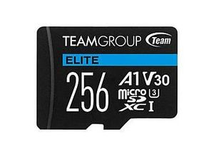0765441645370 - Team ELITE A1 - Flash-Speicherkarte (SD-Adapter inbegriffen) - 256 GB - A1 Video Class V30 UHS-I U3 - microSDXC 0765441645370 - Team ELITE A1 - Flash-Speicherkarte (SD-Adapter inbegriffen) - 256 GB - A1 Video Class V30 UHS-I U3 - microSDXC