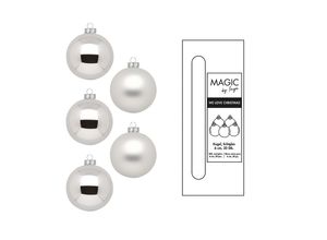 4061752083488 - Weihnachtsbaumkugel »Frosty Silver Ø 6 cm 20 Stück« (20 St)