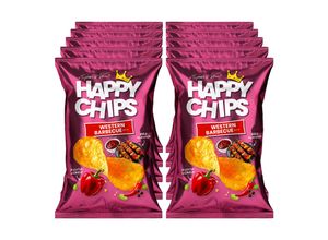 4262479220839 - Happy Chips Western Barbecue 150 g 10er Pack 4262479220839 - Happy Chips Western Barbecue 150 g 10er Pack