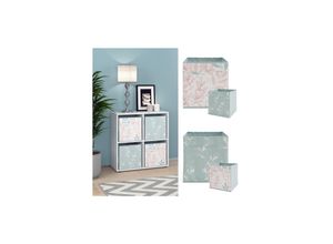 4066731049516 - Raumteiler Würfelregal Standregal Tetra Weiß Faltbox Wohnzimmer Regal 73x72 cm modern Ablage 4 Fächer Dekoregal Ordnerregal Aufbewahrung 4066731049516 - Raumteiler Würfelregal Standregal Tetra Weiß Faltbox Wohnzimmer Regal 73x72 cm modern Ablage 4 Fächer Dekoregal Ordnerregal Aufbewahrung