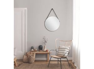 4250312114490 - - White Style Spiegel rund � 50 cm � runder Wandspiegel in matt wei� � Badspiegel rund mit hochwertigen Aluminiumrahmen - Dekospiegel