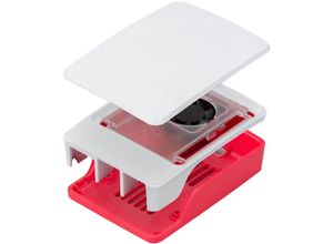 5056561803340 - Raspberry Pi® SBC-Gehäuse Geeignet für Raspberry Pi® 5 B Rot Weiß