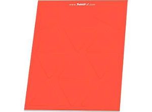 4260291140601 - Taktische Zeichen Taktifol Spielesymbol Dreieck dreieckig selbsthaftend beschriftbar trocken abwischbar rot 11 Dreiecke