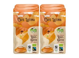 4316268424615 - Cafe Latina Bio Fairtrade ganze Bohne 1 kg 4er Pack 4316268424615 - Cafe Latina Bio Fairtrade ganze Bohne 1 kg 4er Pack