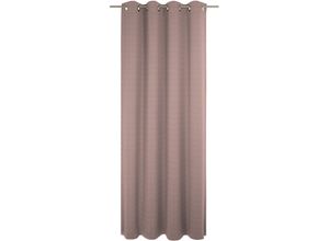4004567439484 - Vorhang WIRTH Torbole rot (apricot) Gardinen 205cm Ösen 132cm Baumwolle Polyester nach Maß B132cm H205cm 4004567439484 - Vorhang WIRTH Torbole rot (apricot) Gardinen 205cm Ösen 132cm Baumwolle Polyester nach Maß B132cm H205cm