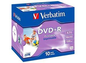 0023942435082 - 7GB Jewel 16x Speed DVD+R 12cm 1x10 Verbatim DVD+R 47GB Jewel 16x Speed printable 43508 0023942435082 0023942435082 - 7GB Jewel 16x Speed DVD+R 12cm 1x10 Verbatim DVD+R 47GB Jewel 16x Speed printable 43508 0023942435082