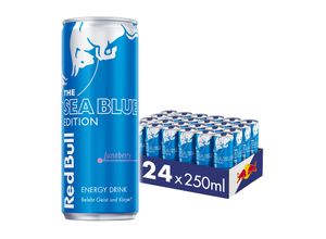 9002490267858 - Energy Drink Sea Blue Edition Juneberry 025 Liter Dose 24er Pack