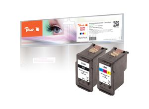 7640164822051 - C540 BK 2 Druckerpatronen (bk col) ersetzt Canon PG-540BK CL-541C 5225B006 für zB Canon Pixma MG 3650 S black Canon Pixma TS 5150 (wiederaufbereitet)