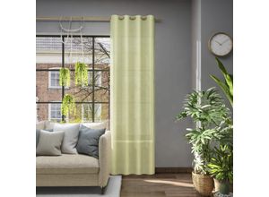 4006470511882 - Vorhang NEUTEX FOR YOU Libre-ECO grün B142cm H295cm Jacquard Polyester Gardinen Nachhaltig Breite 142 cm nach Maß 4006470511882 - Vorhang NEUTEX FOR YOU Libre-ECO grün B142cm H295cm Jacquard Polyester Gardinen Nachhaltig Breite 142 cm nach Maß