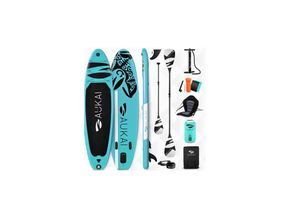 2100000923328 - Stand Up Paddle Board AUKAI Pro Ocean mit Kajak-Sitz türkis 2100000923328 - Stand Up Paddle Board AUKAI Pro Ocean mit Kajak-Sitz türkis