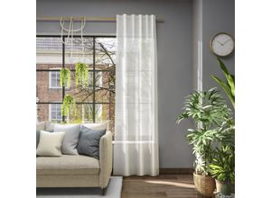 4006470528422 - Vorhang NEUTEX FOR YOU Libre-ECO Gardinen Gr 280 cm Multifunktionsband 142 cm beige (creme) Schlafzimmergardinen Nachhaltig nach Maß