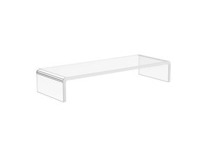 4250871204625 - Homcom - Monitorständer Bildschirmständer für Laptop Computer Notebook pc ergonomisch Acryl Transparent 53 x 19 x 9 cm - Transparent 4250871204625 - Homcom - Monitorständer Bildschirmständer für Laptop Computer Notebook pc ergonomisch Acryl Transparent 53 x 19 x 9 cm - Transparent