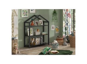 5420070245913 - Standregal VIPACK aus massiver Kiefer universell einsetzbar bietet viel Stauraum grau (anthrazit) B111cm H141cm T40cm Massivholz Regale mit 3 verstellbaren Böden stabil und standfest 3 Farben zur Wahl 5420070245913 - Standregal VIPACK aus massiver Kiefer universell einsetzbar bietet viel Stauraum grau (anthrazit) B111cm H141cm T40cm Massivholz Regale mit 3 verstellbaren Böden stabil und standfest 3 Farben zur Wahl
