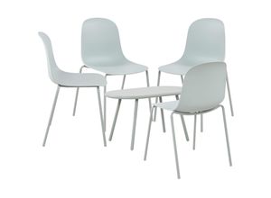 4255716356057 - 4er Sitzgruppe Veldin I Garten-Set 4x Stuhl stapelbar und 1x Tisch I Outdoor-Set wetterfest und UV-beständig I Gartenmöbel 4255716356057 - 4er Sitzgruppe Veldin I Garten-Set 4x Stuhl stapelbar und 1x Tisch I Outdoor-Set wetterfest und UV-beständig I Gartenmöbel