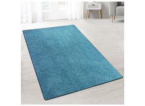 4064149210283 - Floordirekt Shaggy-Teppich Barcelona 21740 Hellblau Rechteckig 500 mm x 2500 mm