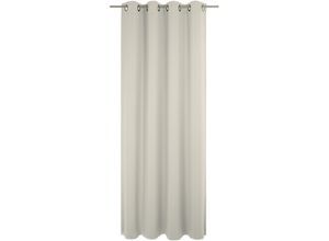 4004567424343 - Vorhang WIRTH Sunday beige B142cm H185cm Baumwolle Polyester Gardinen nach Maß 4004567424343 - Vorhang WIRTH Sunday beige B142cm H185cm Baumwolle Polyester Gardinen nach Maß