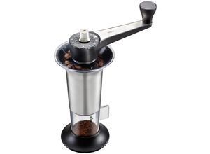 4006664163309 - Kaffeemühle GEFU »LORENZO« Kaffeemühlen silberfarben (silberfarben schwarz) Mühlen Kaffeemühle mit 11 Mahlstufen aus hochwertigem Edelstahl und Kunststoff