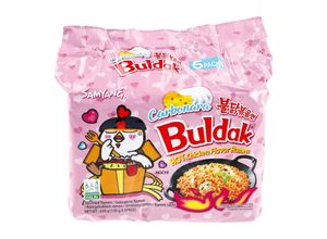 8801073144484 - Samyang Buldak Ramen Hot Chicken Carbonara 130 g 5er Pack 8801073144484 - Samyang Buldak Ramen Hot Chicken Carbonara 130 g 5er Pack