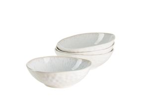 9001794928533 - Müslischüssel-Set Steingut Frozen 4 (Farbe Weiß)