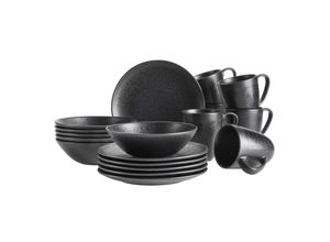 9010933028201 - Frühstücks Set Steinzeug Essential Schwarz 9010933028201 - Frühstücks Set Steinzeug Essential Schwarz