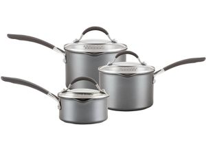 5011275818424 - Topf-Set CIRCULON A1 Topfset klein 6-tlg grau (anthrazit) Töpfe dreilagig beschichtet kratzfest spülmaschinenfest 5011275818424 - Topf-Set CIRCULON A1 Topfset klein 6-tlg grau (anthrazit) Töpfe dreilagig beschichtet kratzfest spülmaschinenfest