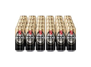 4100130007552 - Becks Gold 49 % vol 05 Liter Dose 24er Pack