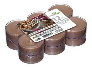 4019916503723 - Duftteelichter Jumbo GebrMandel h 23 cm ø 56 cm12 er Pack Duftteelichte - Villa Verde