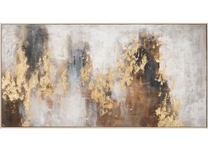 4050743055207 - Gemälde FARBKOMPOSITION (LBH 72x142x5 cm) LBH 72x142x5 cm bunt Bild Kunstdruck Wandbild