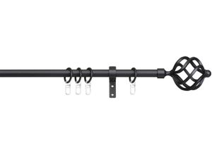 4042627049075 - Gardinenstange INDEKO Arezzo Gardinenstangen Gr L 120 cm Ø 16 mm 1 St 1 läufig schwarz Gardinenstangen Wandmontage Komplett-Set inkl Ringen und Montagematerial 4042627049075 - Gardinenstange INDEKO Arezzo Gardinenstangen Gr L 120 cm Ø 16 mm 1 St 1 läufig schwarz Gardinenstangen Wandmontage Komplett-Set inkl Ringen und Montagematerial