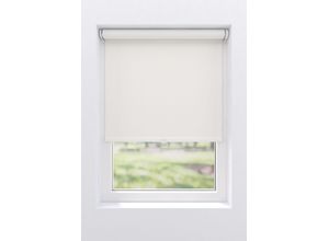 8718078067024 - Springrollo MY HOME Tia weiß (weiß weiß) B75cm H190cm Polyester Rollos Schraubmontage