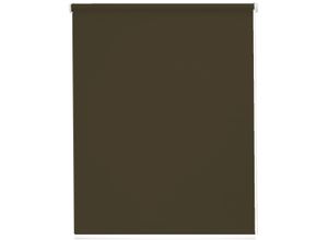 4001442725892 - Seitenzugrollo Young Style Blackout braun (mokka weiß) B62cm H180cm Polyester Aluminium Kunststoff Rollos
