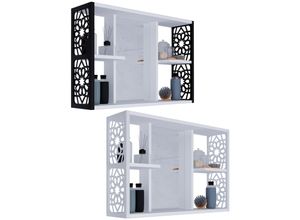 4051814429316 - Badschrank zeitlos Maße ca H 46 x B 82 x T 19 cm ausreichend Stauraum Spiegelschrank - Bamela 46 x 82 cm 4051814429316 - Badschrank zeitlos Maße ca H 46 x B 82 x T 19 cm ausreichend Stauraum Spiegelschrank - Bamela 46 x 82 cm