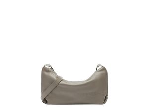 4099593217243 - Umhängetasche LIEBESKIND BERLIN Crossbody ELVIRA SHEEP NATURAL Damen Gr B H T 26cm x 19cm x 11cm grau (neutral gray) Leder Taschen