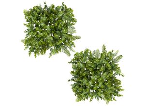 4064118242291 - Kunstpflanze CREATIV GREEN Wandmatte Eukalyptus-Farn grün B25cm H25cm T4cm Kunststoff Kunstpflanzen als perfekte Wand-Deko 4064118242291 - Kunstpflanze CREATIV GREEN Wandmatte Eukalyptus-Farn grün B25cm H25cm T4cm Kunststoff Kunstpflanzen als perfekte Wand-Deko