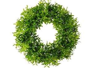 4064118143888 - Kunstkranz CREATIV GREEN Blattkranz Kunstpflanzen Gr Ø H 31 cm x 8 cm 1 St grün Kunst-Kränze mit zahlreichen Blattzweigen 4064118143888 - Kunstkranz CREATIV GREEN Blattkranz Kunstpflanzen Gr Ø H 31 cm x 8 cm 1 St grün Kunst-Kränze mit zahlreichen Blattzweigen