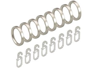 4016318280252 - Gardinenring Gardinenbefestigungen Gr 8 St silberfarben Gardinenringe Gardinenbefestigungen für Gardinenstangen Ø 16 mm 4016318280252 - Gardinenring Gardinenbefestigungen Gr 8 St silberfarben Gardinenringe Gardinenbefestigungen für Gardinenstangen Ø 16 mm