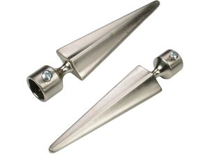 4016318078699 - Gardinenstangen-Endstück Herkules Gardinenstangenendstücke Gr 2 St silberfarben (chromfarben matt) Gardinenstangen-Endstücke Gardinenstangenendstücke für Gardinenstangen Ø 16 mm 4016318078699 - Gardinenstangen-Endstück Herkules Gardinenstangenendstücke Gr 2 St silberfarben (chromfarben matt) Gardinenstangen-Endstücke Gardinenstangenendstücke für Gardinenstangen Ø 16 mm