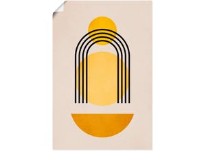 4062144773581 - Wandbild ARTLAND Geometrica Nr 5 Bilder Gr B H 20 cm x 30 cm Poster Muster Hochformat 1 St beige (naturfarben) Kunstdrucke als Alubild Leinwandbild Wandaufkleber oder Poster in versch Größen