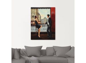 4055327149082 - Wandbild ARTLAND Bar Bilder Gr B H 60 cm x 80 cm Leinwandbild Bar & Lounges 1 St rot Bild Metallbild Metallbilder Bilder als Alubild Leinwandbild Wandaufkleber oder Poster in versch Größen